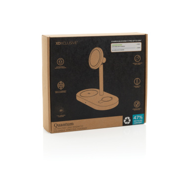 Logo trade corporate gift photo of: Quantum RCS ultra-fast 25W Magnetic desk wireless Charger