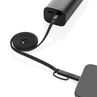 Logotrade promotional giveaway picture of: Arc RCS recycled Ultra-thin 60W 2 in 1 magnetic cable