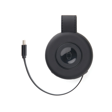 Logo trade corporate gifts picture of: VINGA Baltimore RCS 2-in-1 Wireless 15W Travel Charger