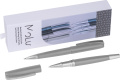 Metal writing set El Salto MoLu, grey