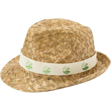 Logo trade promotional merchandise image of: Pricus straw hat