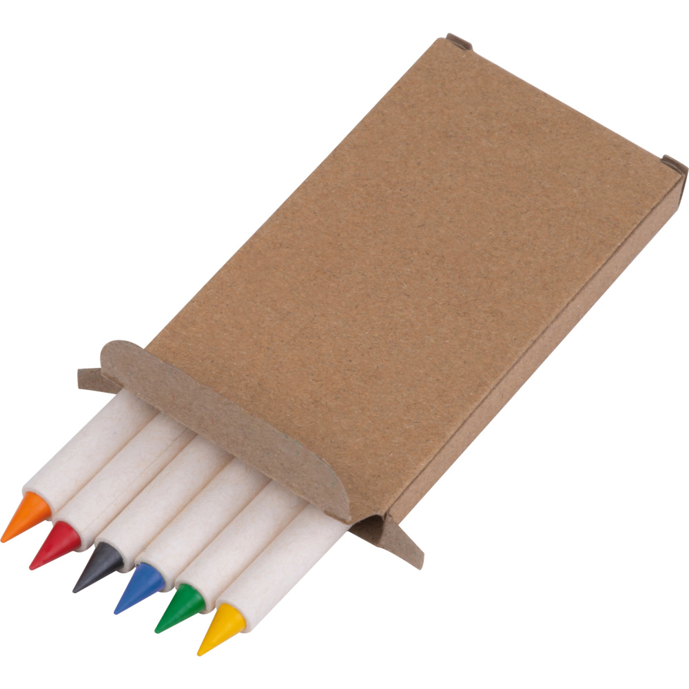 Logotrade corporate gift image of: Infinity Set of Wax Crayons KINGSTON