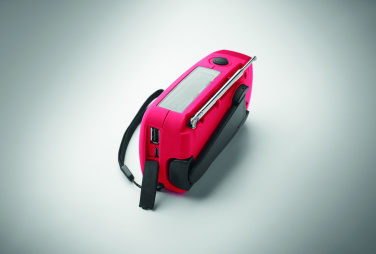 Logotrade promotional giveaway image of: Portable radio SOS with LED torch