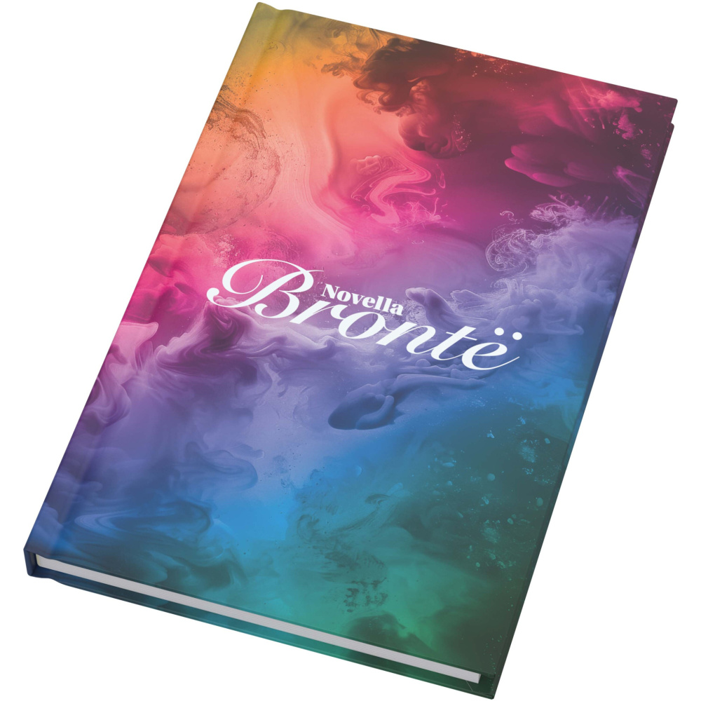 Logotrade promotional gift image of: Novella Brontë A5 matt hard cover notebook - 100 sheets
