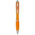 Nash RCS recycled plastic ballpoint pen (blue ink), Orange