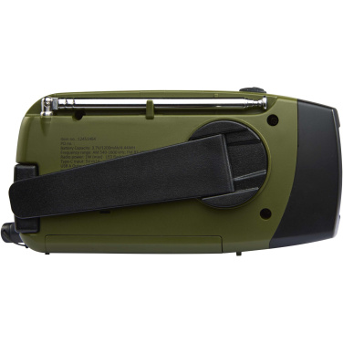 Logo trade corporate gift photo of: Avior RCS recycled plastic emergency radio
