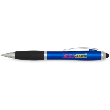 Logotrade advertising products photo of: Nash RCS recycled plastic stylus ballpoint pen (black ink)