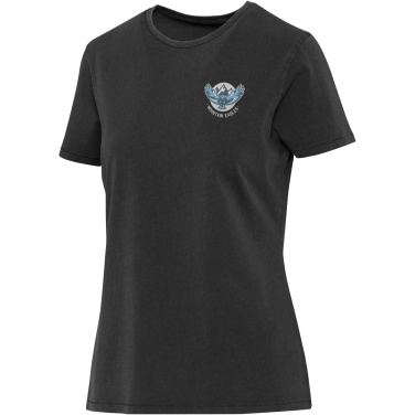 Logo trade corporate gifts image of: Nanaimo 160 g/m2 short sleeve washed women's t-shirt