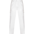Daily Stretch 250 g/m2 elastane workwear trousers, White