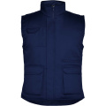 Amanzor multi-purpose workwear bodywarmer with high neck, Navy Blue