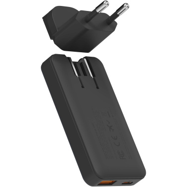 Logo trade promotional merchandise image of: Xtorm 65W fast travel charger with cable and travel case set