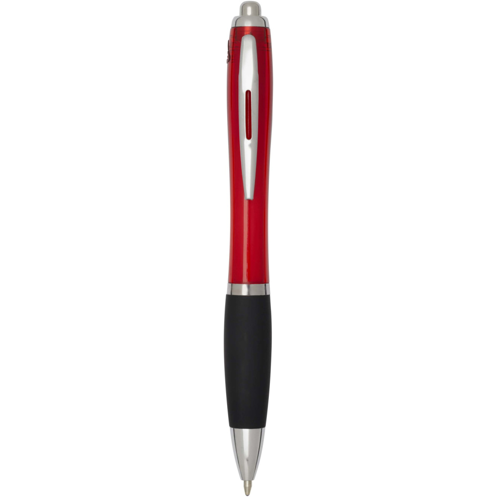 Logo trade promotional giveaways image of: Nash RCS plastic ballpoint pen