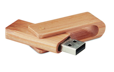 Logo trade promotional giveaways picture of: Bamboo USB