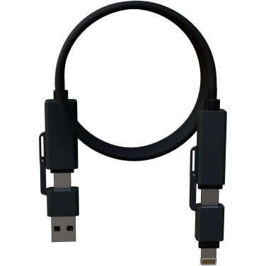 Logo trade promotional item photo of: SCX.design C59 100W magnetic silicone charging cable