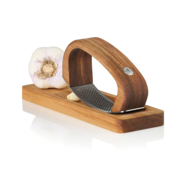 Logo trade promotional product photo of: AdHoc RoccaAlio Garlic press with chopping board