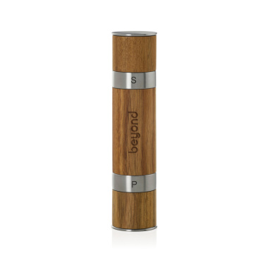 Logotrade promotional product image of: AdHoc Duomill Pepper and salt double mill