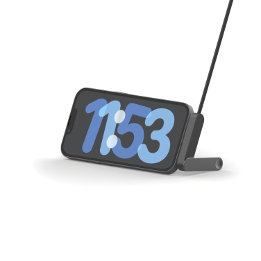 Logo trade promotional products picture of: Aluvia RCS 65W PD Cable with adjustable phone stand