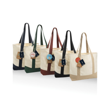 Logo trade corporate gifts image of: SHOP LOCAL AWARE™ recycled cotton 350gsm Tote bag