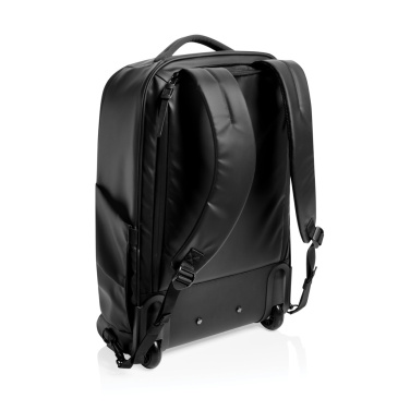 Logotrade advertising product picture of: Swiss Peak OSLO RCS Wheeled Duffel backpack  cabin proof
