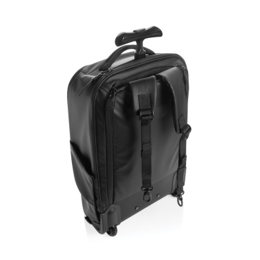 Logo trade advertising product photo of: Swiss Peak OSLO RCS Wheeled Duffel backpack  cabin proof