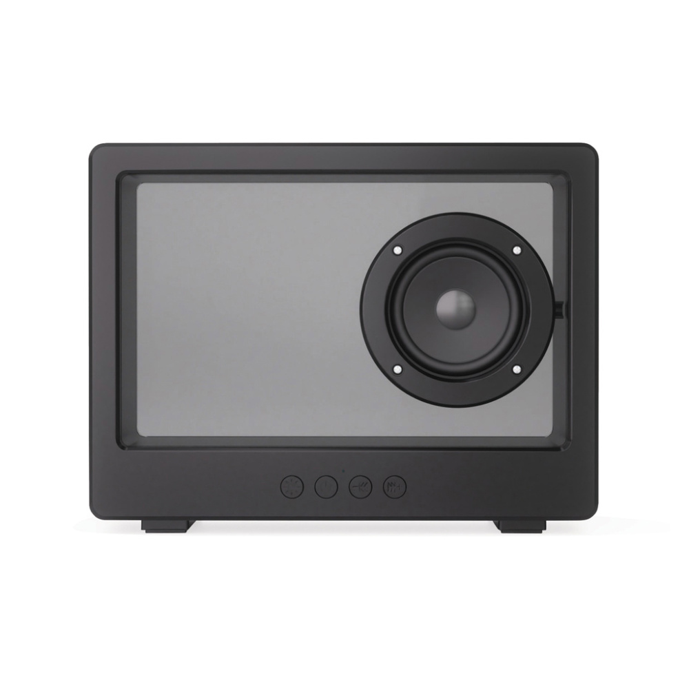 Logo trade promotional gifts image of: Soundclear Transparent 5W wireless speaker