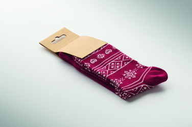 Logo trade promotional gifts picture of: Pair of Christmas socks M