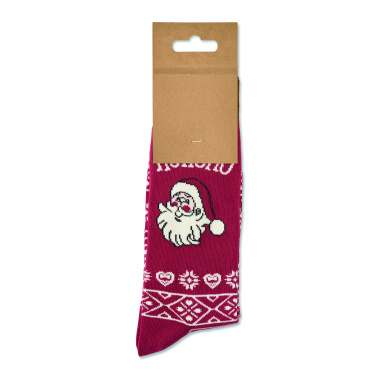 Logo trade corporate gift photo of: Pair of Christmas socks M