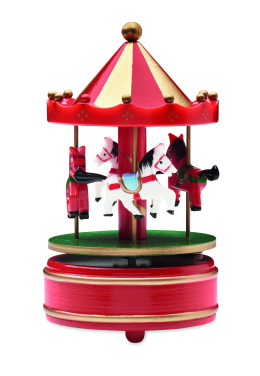 Logo trade corporate gifts image of: Mini carousel music box