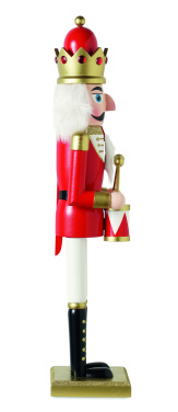 Logo trade advertising products image of: Large wooden nutcracker