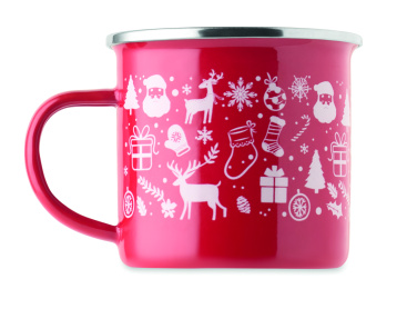 Logotrade promotional product image of: Christmas enamel mug 300ml