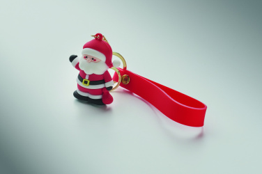 Logo trade promotional merchandise photo of: Santa keyring bag charm