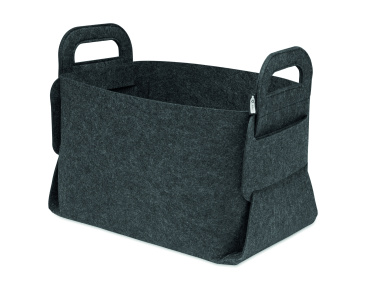 Logotrade promotional item picture of: Foldable RPET felt basket