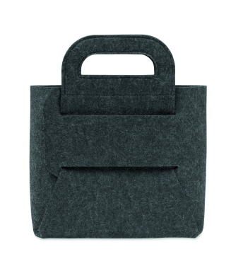 Logo trade advertising products picture of: Foldable RPET felt basket