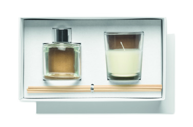 Logo trade promotional product photo of: Vanilla diffuser & candle set