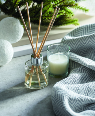Logo trade corporate gifts picture of: Vanilla diffuser & candle set