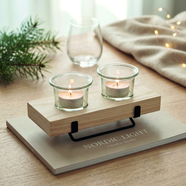 Logotrade promotional gifts photo of: Tea light holder set with stand
