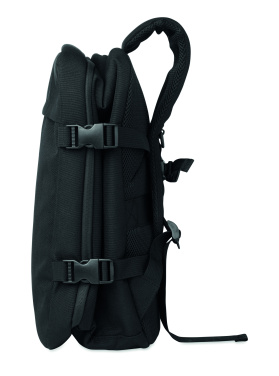 Logotrade promotional gift picture of: 15" RPET backpack lock 20L
