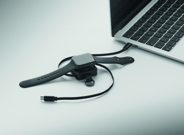 Logo trade promotional product photo of: Retractable 100W USB-C cable