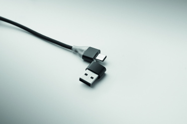 Logotrade business gifts photo of: 3-in-1 charging cable keyring