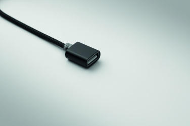 Logo trade promotional giveaway photo of: 3-in-1 charging cable keyring