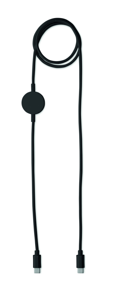 Logo trade promotional item photo of: 60W  cable & watch charger