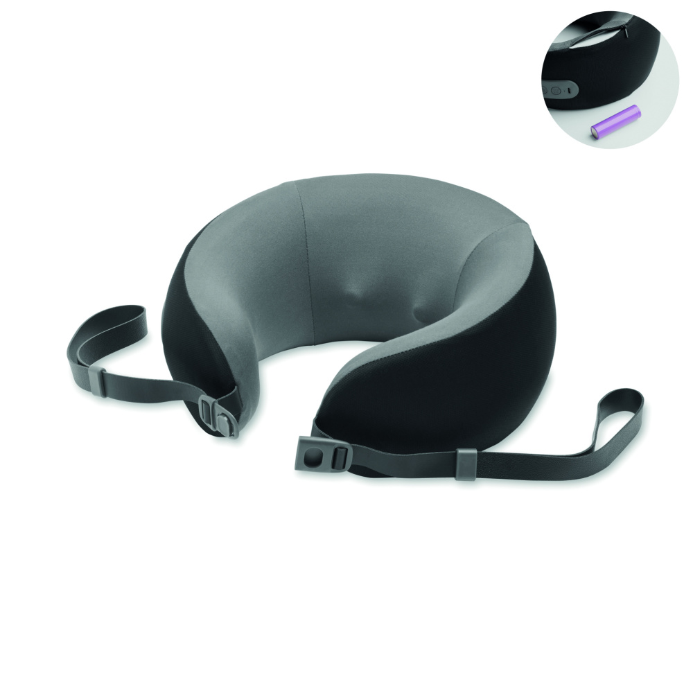 Logo trade promotional merchandise photo of: Rechargeable massage pillow