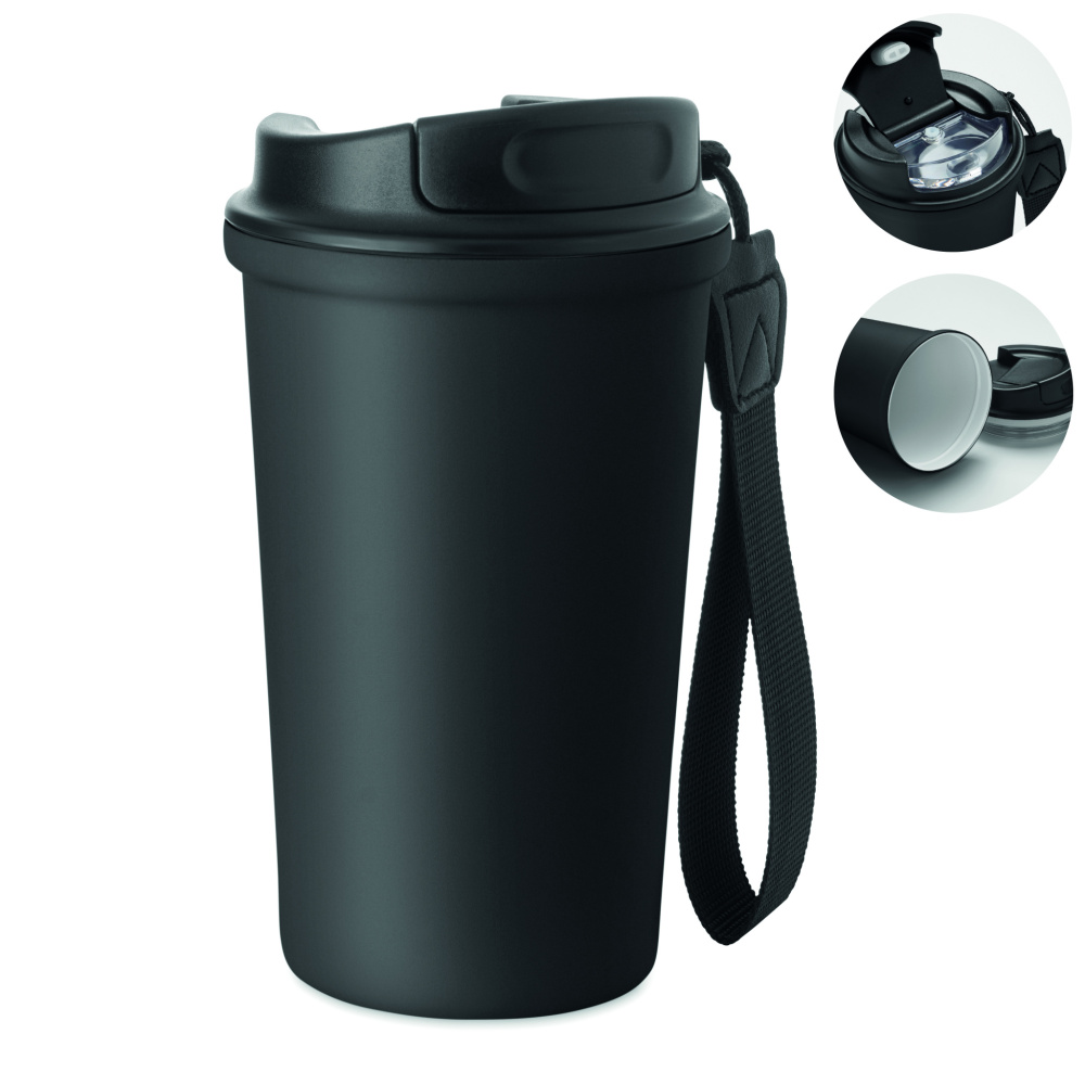 Logo trade promotional items picture of: Recycled steel tumbler 400ml