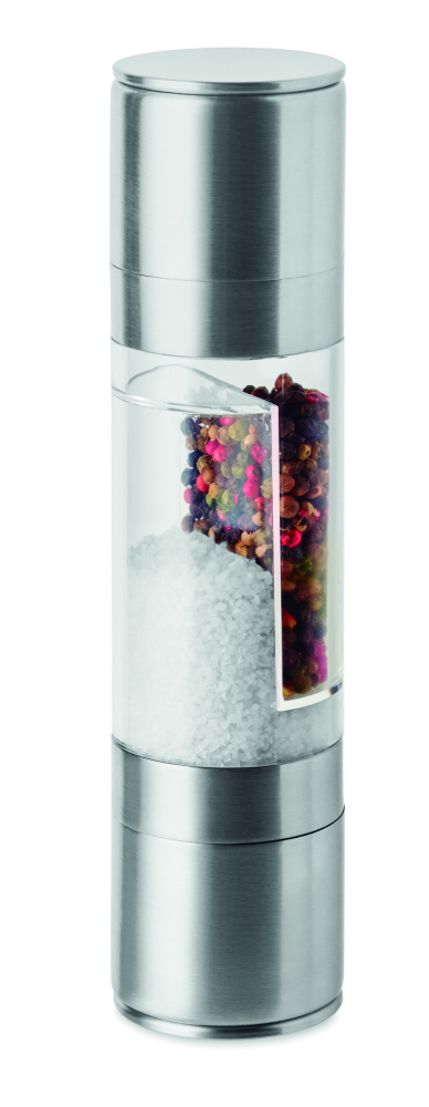 Logo trade business gift photo of: 2-in-1 salt and pepper mill