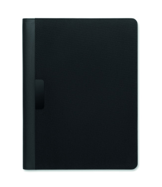 Logo trade promotional giveaways image of: A4 portfolio with notepad