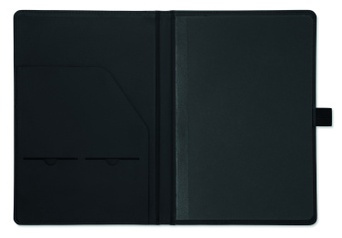 Logo trade promotional giveaways picture of: A5 portfolio with notepad