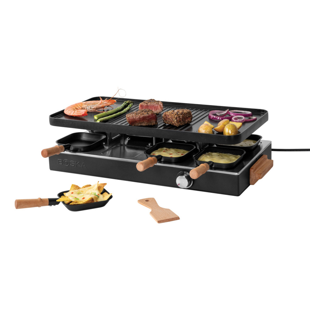 Logo trade promotional merchandise photo of: BOSKA Raclette Gourmet Party, 8 Person (EU Type F)
