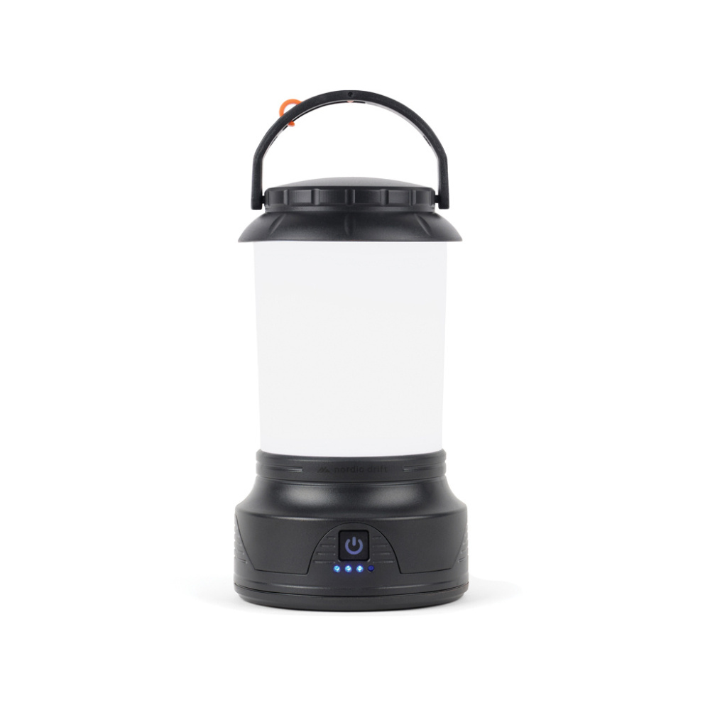 Logo trade advertising product photo of: Nordic Drift Everest RCS Bright camping lantern with crank
