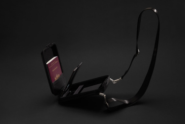 Logo trade promotional gifts picture of: Swiss Peak OSLO RCS Hardshell mobile protection travel pouch