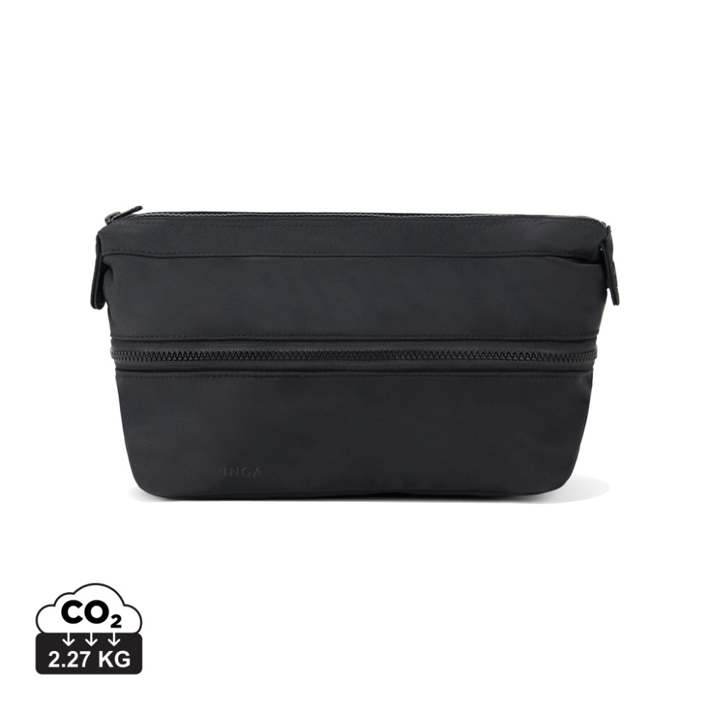 Logotrade promotional product picture of: VINGA Baltimore Neo RCS expandable toiletry bag